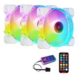 Paquete De 3 Ventiladores De Carcasa Rgb, Ventiladores De En