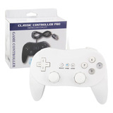 Controle Clássico Grip Compatível Nintendo Wii /wii U Branco