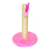 Arranhador Gatos Poste Postinho São Pet Rosa 53 Cm Sisal