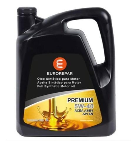 Aceite Para Motor Sintetico Eurorepar Premium C2 5w40 4l