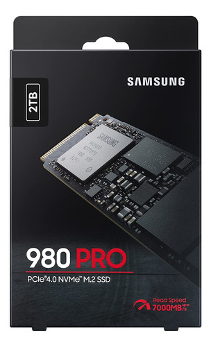 Samsung Ssd 2tb 980 Pro Pcie 4.0 X4 M.2 / 7000 Mb/s