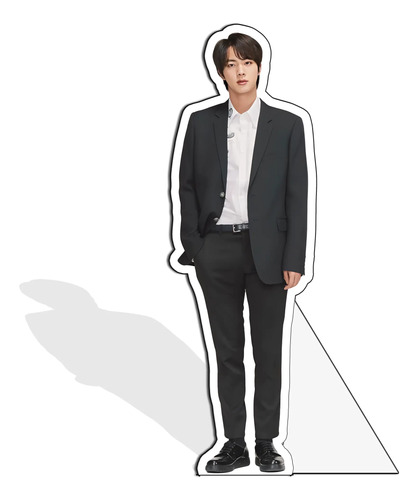 Figura Tamaño Real Jin Bts Coroplast Base Rigida Vinil | Meses sin interés