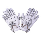 Guantes Moto Certificados Ce By City Man Tatoo 2 Piel Retro