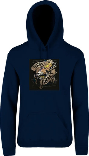 Sudadera Hoodie Guns And Roses Mod. 0122 Elige Color