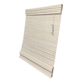 Persiana Bambu Romana Block Natural 120 (l) X 220 (a)cm Cortina C/ Bandô 1,20 (l) X 2,20 (a)