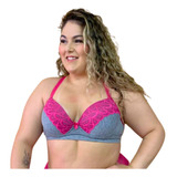 Kit 10 Sutiã Reforçado Com Bojo Plus Size Revenda Atacado