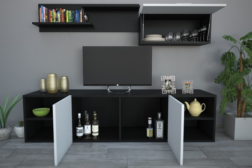 Modular Tv - Rack Led - Organizador - Minimalista - Flotante