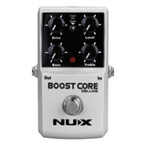 Nux Boost Core Deluxe Pedal Booster Para Guitarra Eléctrica