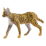 Figura De Gato Africano Realista, Modelo De Animal En