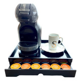 Suporte Porta 30 Cápsulas Café Dolce Gusto Expresso - Preto