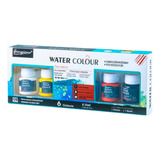 Set Pintura Acuarela 6 Colores 25ml Pincel Mezclador