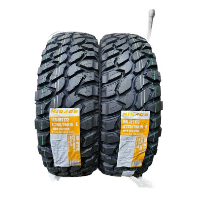 De 2 Llantas 245\u002F75 R16 Mirage Mr-mt172 10c 120\u002F116q | Envío gratis