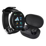 Combo Smartwatch Band Reloj Inteligente D18 + Auricular A6s