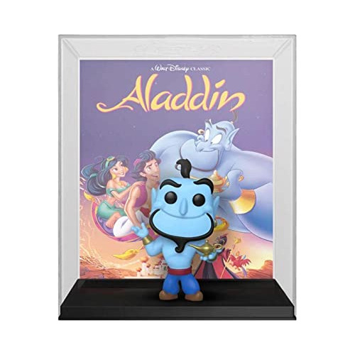 ¡funko Pop! Portada De Vhs: Disney - Aladdin, El Genio Con L