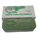 Pasta Jacaré Polir 145g Original Madeira Inox Acrilico Afiar