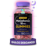 Carlyle Melatonina 10mg Sabor Natural De Bayas 180 Gomitas