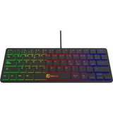 Teclado Mini Gamer Xinua K1 Luz Rgb Retroiluminado Español