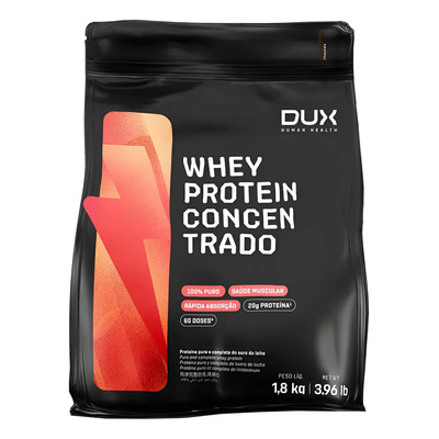 Whey Protein Concentrado - 1,8 Kg Dux Nutrition Sabor Baunilha | MercadoLivre