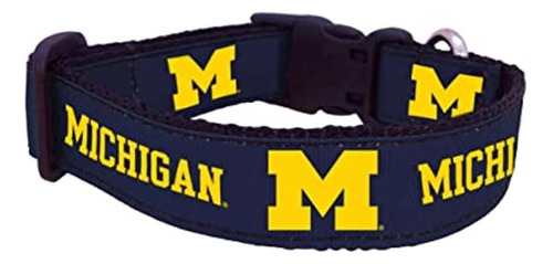 Ncaa Michigan Wolverines Collegiate Perro Collar Pequeño