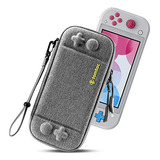 Estuche Para Nintendo Switch Lite 8 Ranuras De Tarjeta Gris