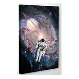 Cuadro Canvas Astronauta Espacio Moderno Hd Calidad 60x90cm