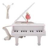 Wx-1186 # Multi-funcional Blanco Forma De Piano Teléfono Esc