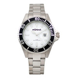 Reloj Mistral Hombre  Bisel Giratorio Calendario Megatime