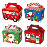 12 Cajas De Regalos Navidad Grandes L 31*24cm Navidad