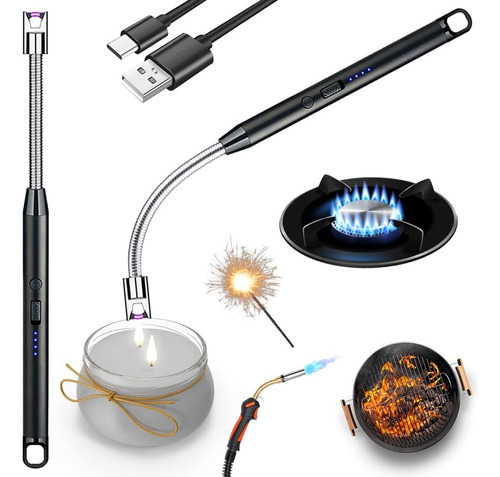 Encendedor Electrónico, Carga Usb, Viaje, Hogar, Cocina De C