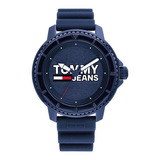 Reloj Tommy Jeans De Silicona Azul Para Hombre 1792000 Ss