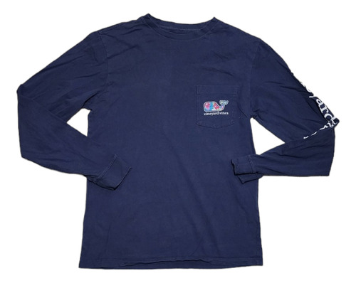 Playera Vineyard Vines De Mujer Talla Extra Chica Azul Marin