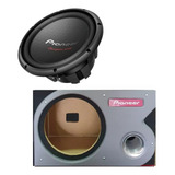 Subwoofer Pioneer Ts-w312s4 1 Bobina + Cajon 12 PuLG Mdf 