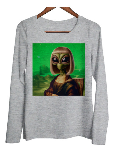 Remera Mujer Ml Marciano Peluca Rubia Mona Lisa