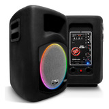 Caixa Som Ativa Shutt Rgb 480w Bluetooth Usb Sd Rádio Fm P10