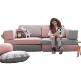 Sillon Sofa Cama 3 Cuerpos Minimalista Diseño Quma Livings