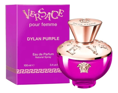 Perfume Dylan Purple Para Mujer De Versace Edp 100ml