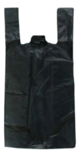 Bolsas Camiseta Negras Reforzadas 40x50 Bulto 1400 Unidades