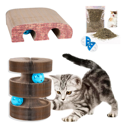 Juguetes Para Gato Rascador Interactivo  De Gato Kit