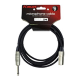 Cable Para Micrófono Kirlin 3 Mt (xlr Hembra/plug 6.3 Mono)