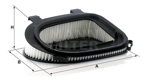 Filtro De Aire Mann Bmw X6 3.0 4.0 Dx Motor N57d30a N57d30b Foto 6