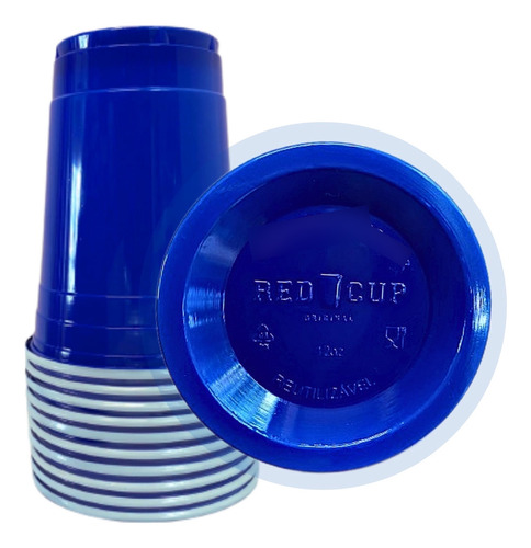 Blue Cup Original Copo Azul Festa Americano 400ml - 1000un