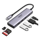 Usb C Hub 4k 60hz  6 1 Tipo C Adaptador Dongle 4k Hdmi ...