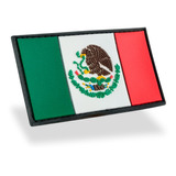 Parche Insignia Táctico Militar Pvc Bandera México Tricolor