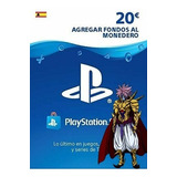 Tarjeta/card Psn 20 Euros (españa) Playstation Store Ps4/ps5
