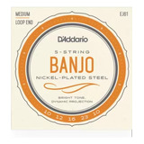 Corda Banjo D'addario 5 Strings