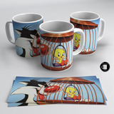 Taza Blanca 11 Oz / Looney Toons , Piolin, M04 (1 Pz)