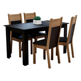 Juego De Comedor Lola Nelly 4 Sillas Vekka