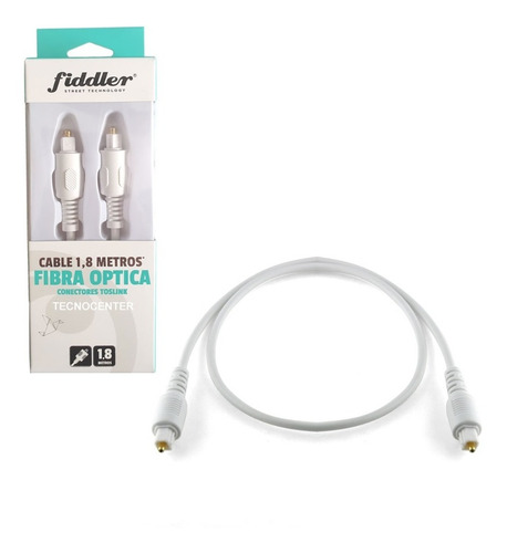 Cable Optico Audio Digital Toslink 1.8mts Fiddler 