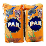 2 Harina Pan Precocida Maíz Amarillo Sin Gluten 2kg Arepas M