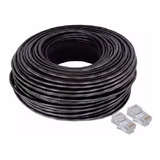 Cable De Red Armado Por 40 Mts Exterior Modem Router Camara